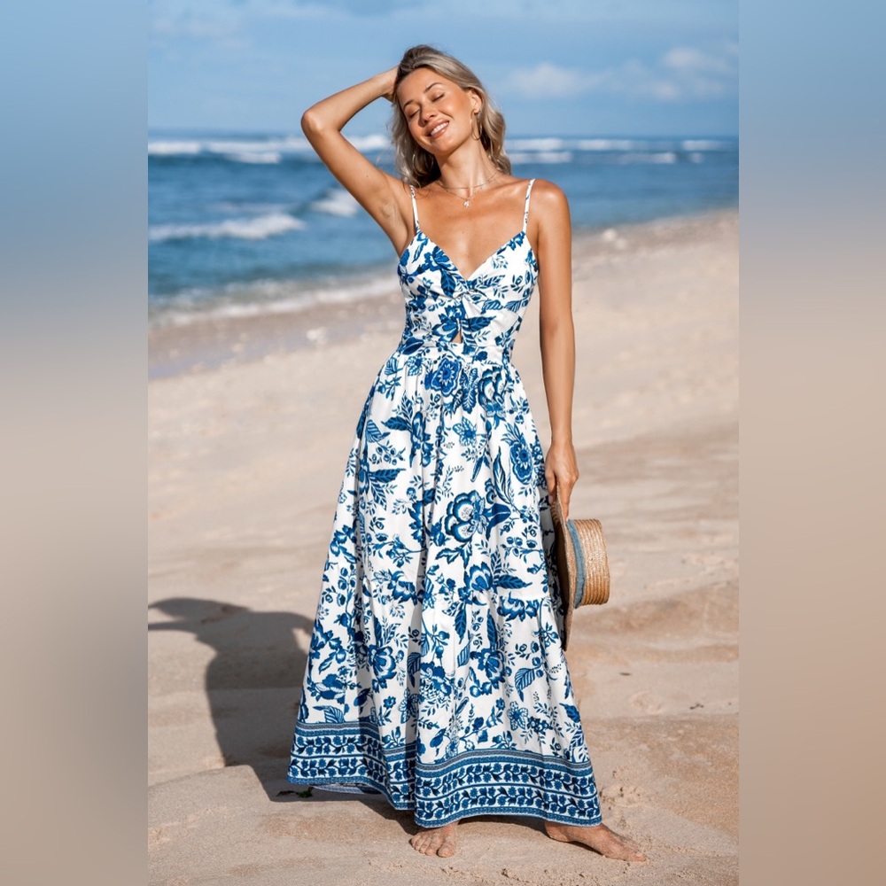 Floral maxi dress
